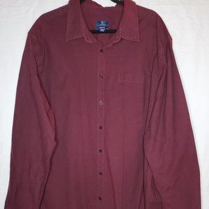 Men's Big & Tall Slim-Fit Long Sleeve Button Shirt